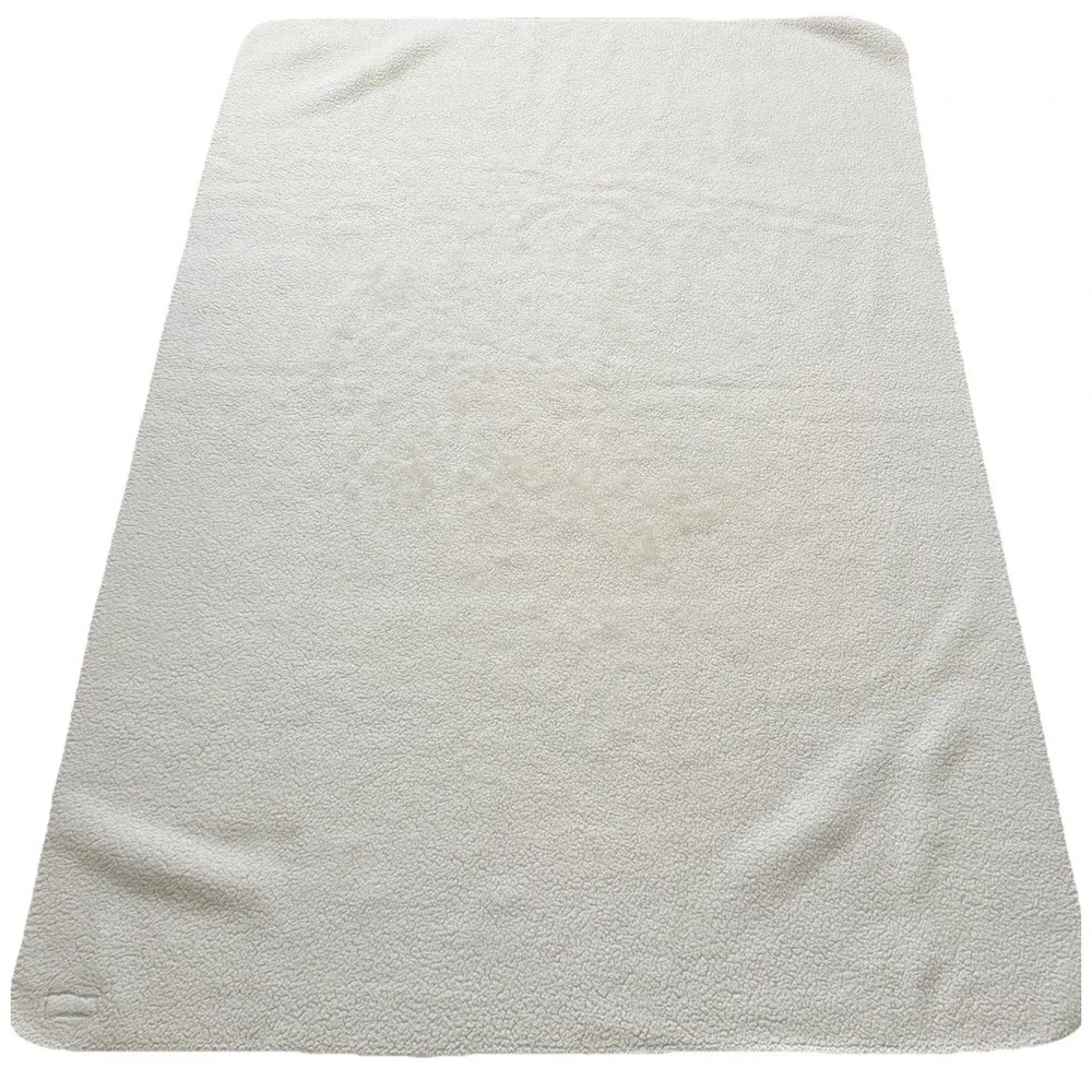 Pendleton Sherpa Throw‎ Blanket Gray Aztec Southwestern 49x72